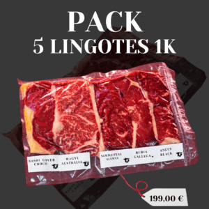 Pack 5 Lingots de Vedella (1 kg)